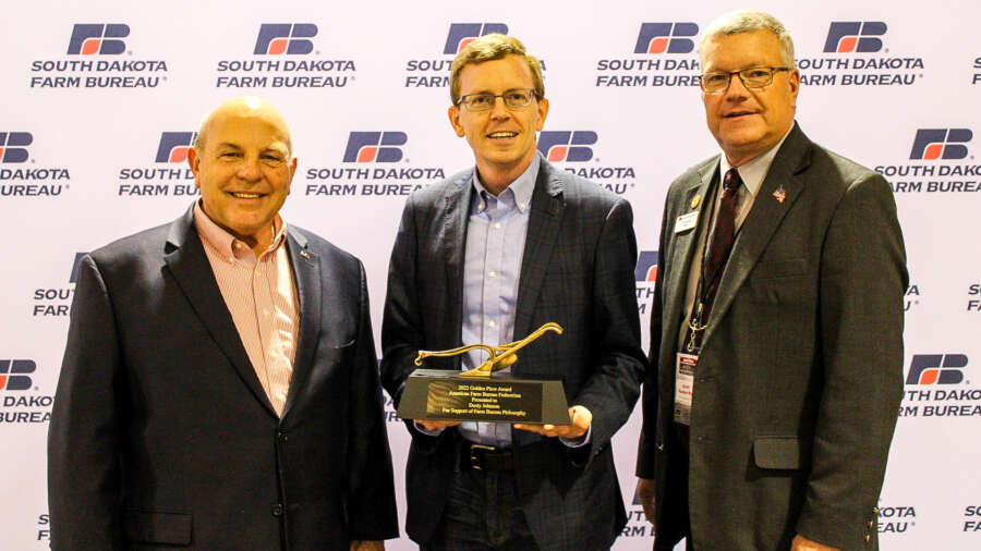 Rep. Dusty Johnson Awarded Farm Bureau Golden Plow | News Release ...